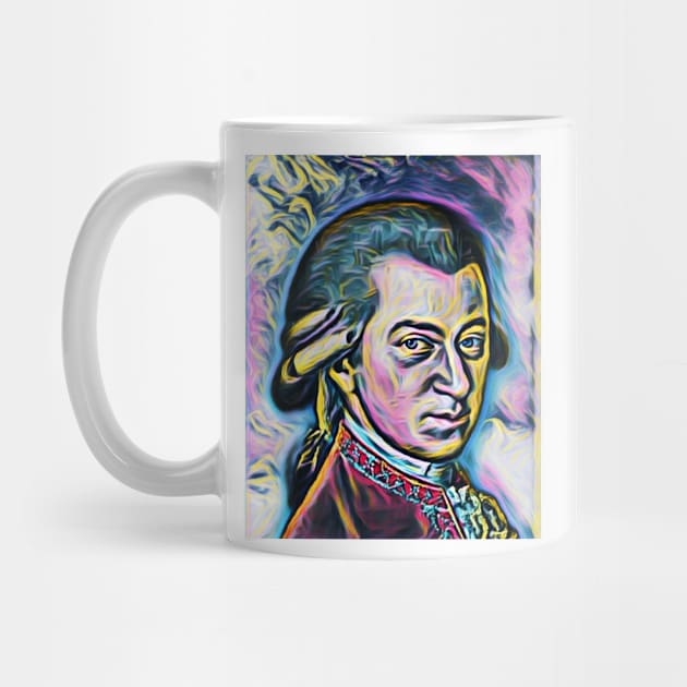 Wolfgang Amadeus Mozart Portrait | Wolfgang Amadeus Mozart Artwork 8 by JustLit